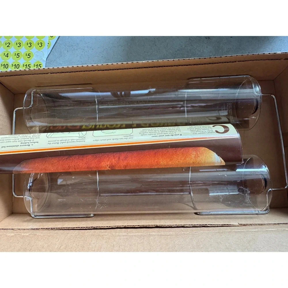 Corning Culinaria‎ Bake Around Duo Bread Baker Glass Tubes Set In Box